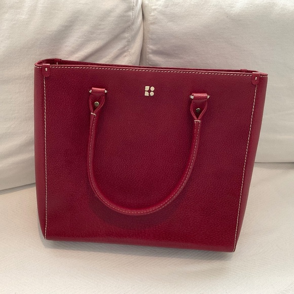 Kate Spade Red Leather Tote - Picture 7 of 7